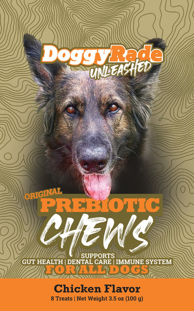 DoggyRade Unleashed Prebiotic Chew - Chicken Flavor