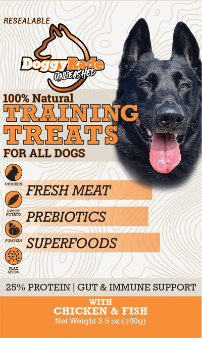 [SURVIVAL AMMO CAN BUNDLE] DoggyRade Unleashed Hydration + Prebiotic Sport Drink, Chews and Training Treats