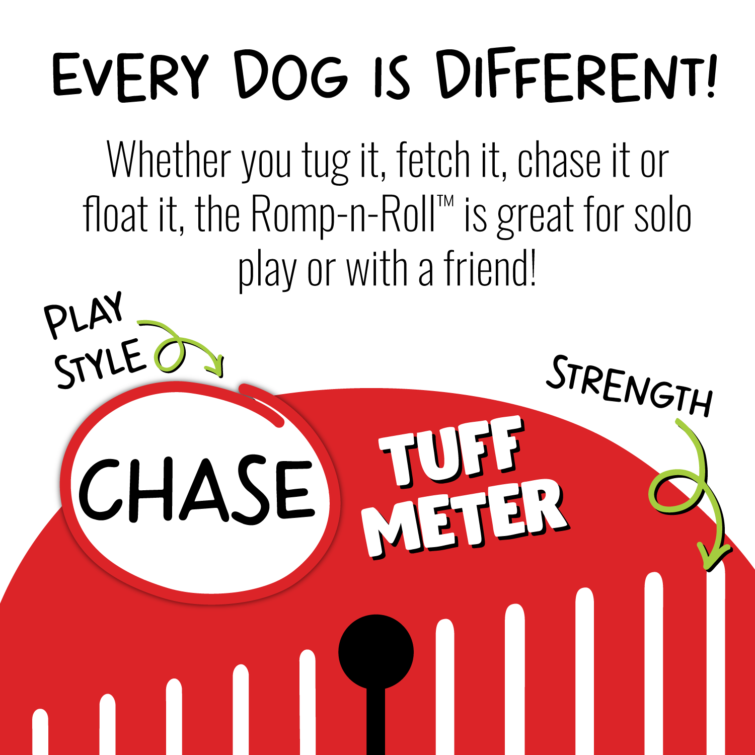 Romp n Roll Interactive Dog Toy Jolly Pets