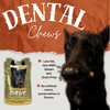 [3 PACK] DoggyRade Unleashed Prebiotic Chews/Peanut Butter and Banana/Vegan/Gut Health/Dental Care/3 x 3.5 ounce pouches