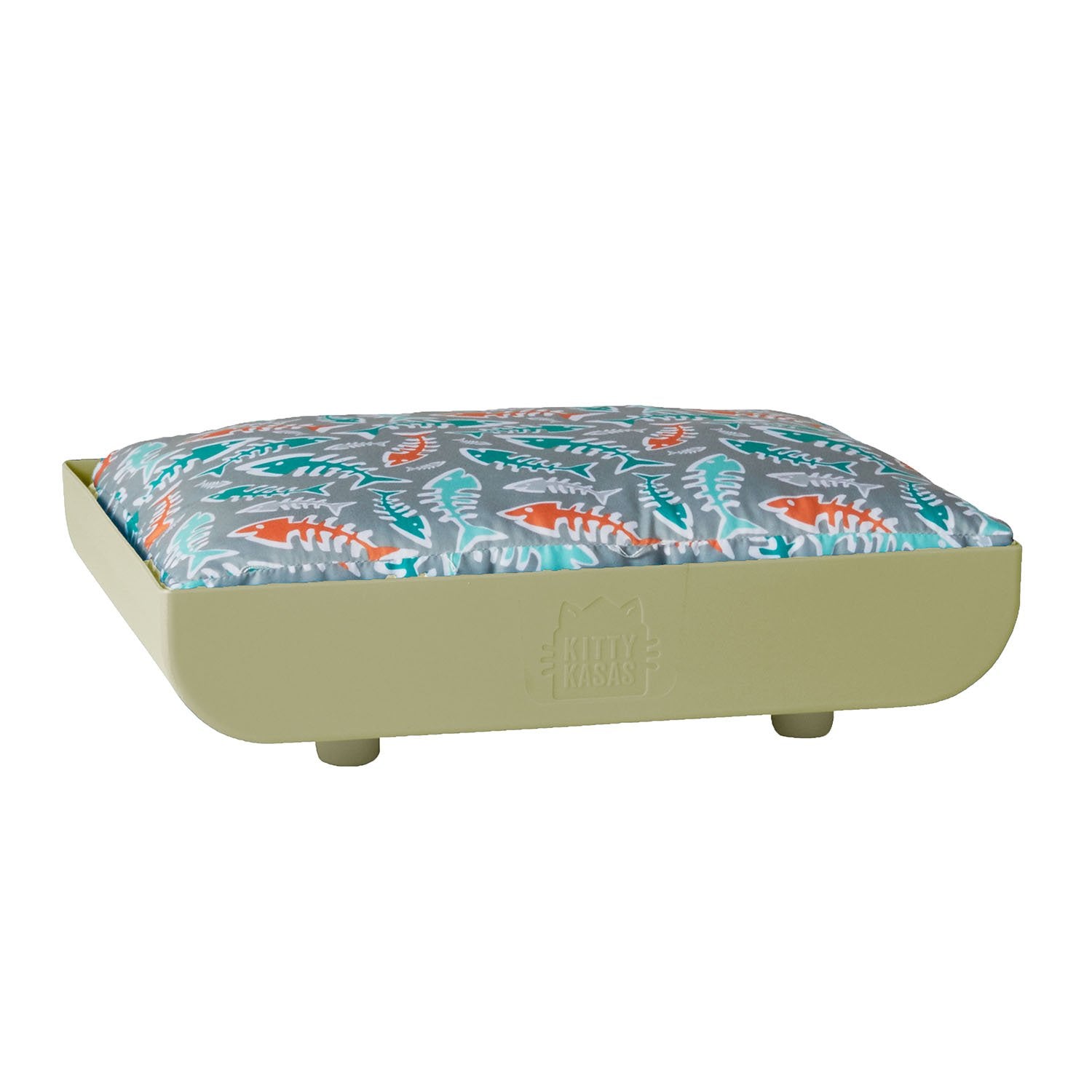 ベッド・クッション・ハウス The Original Cat's Trapeze :: 3-pillow Kitty Kasa Penthaus Bed | Modular Cat Furniture - Jolly Pets