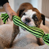 Dog with Large Tube Squeaker Knot-n-Chew